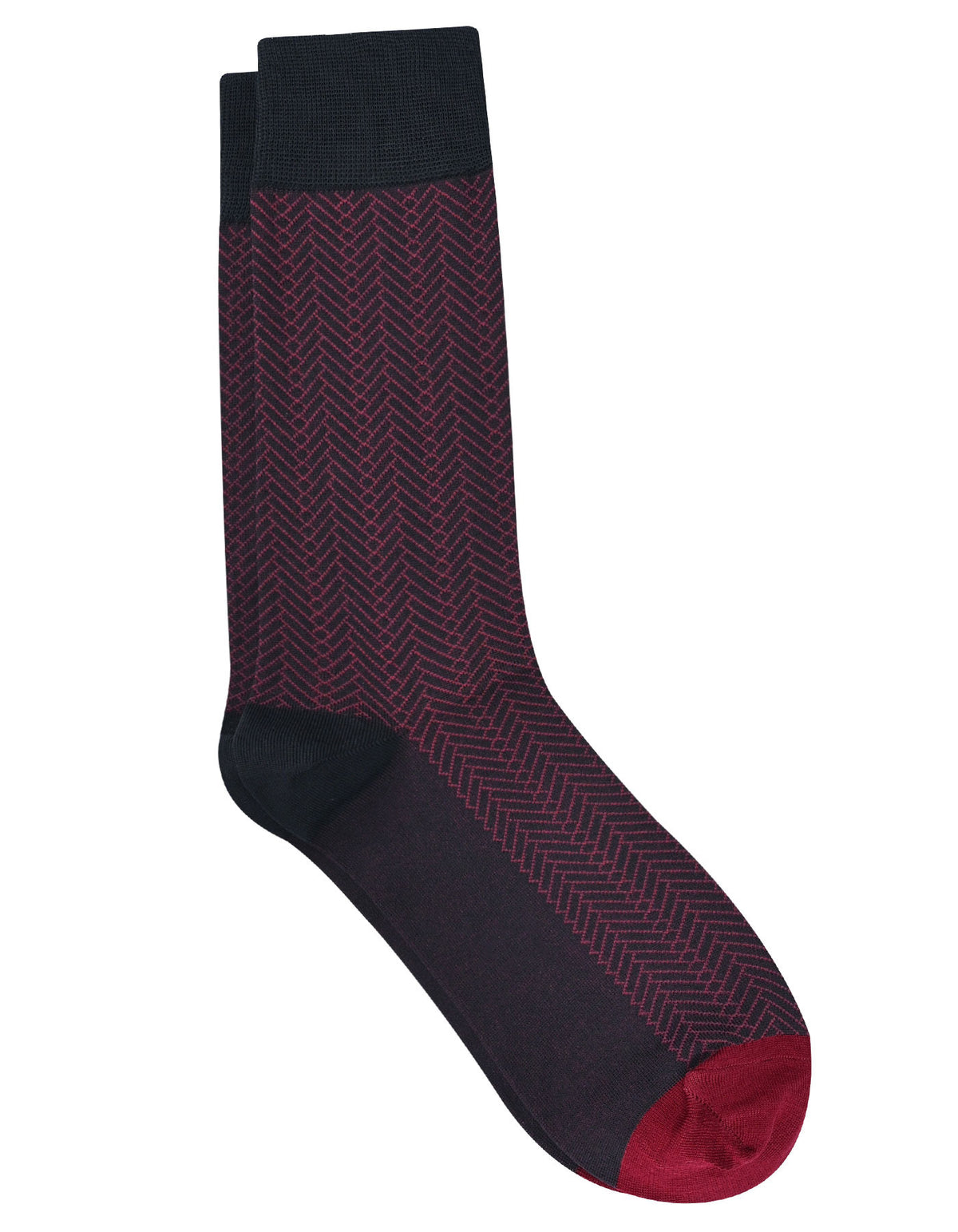 Black Self Socks