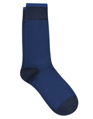 Blue Plain Socks
