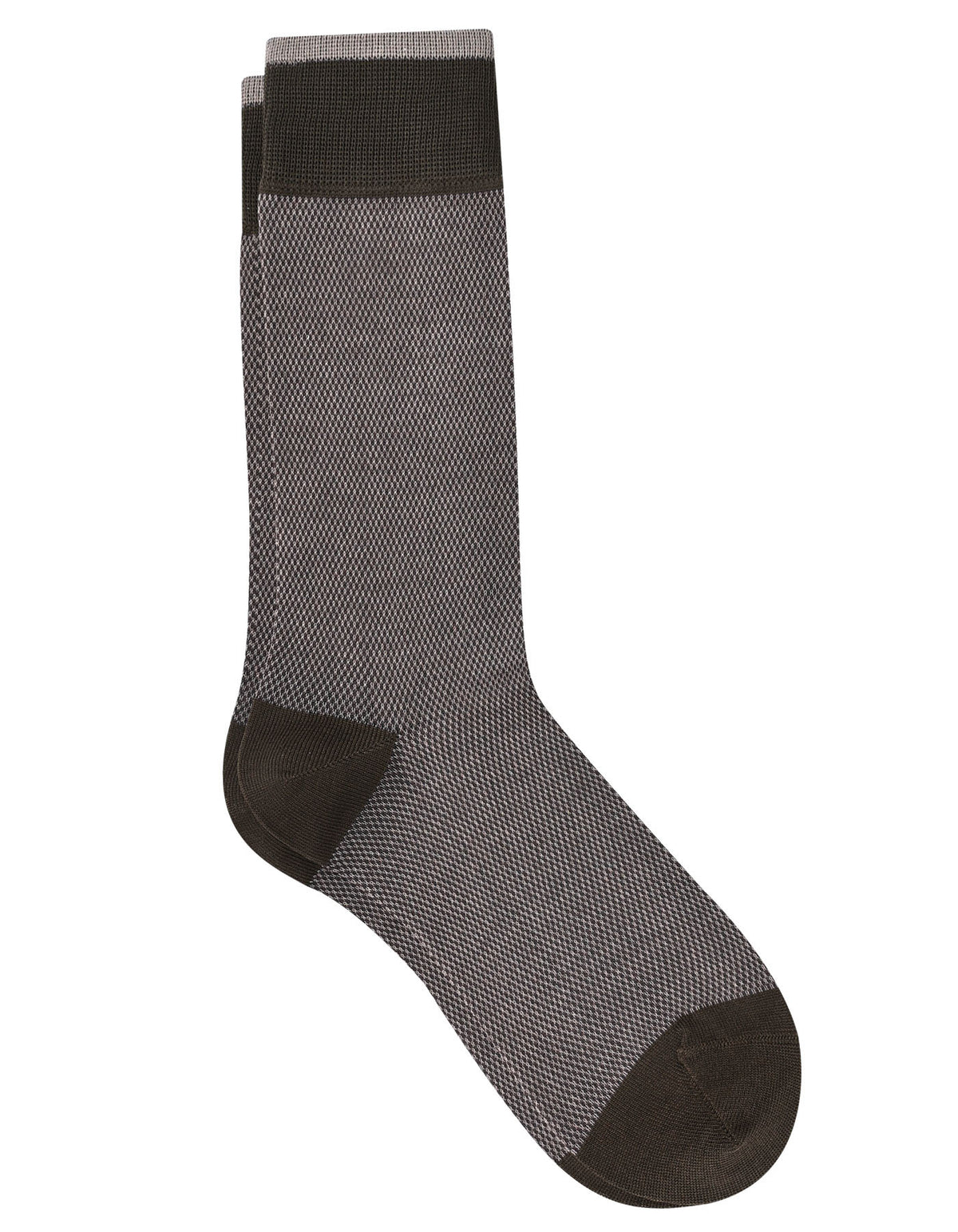 Brown Plain Socks