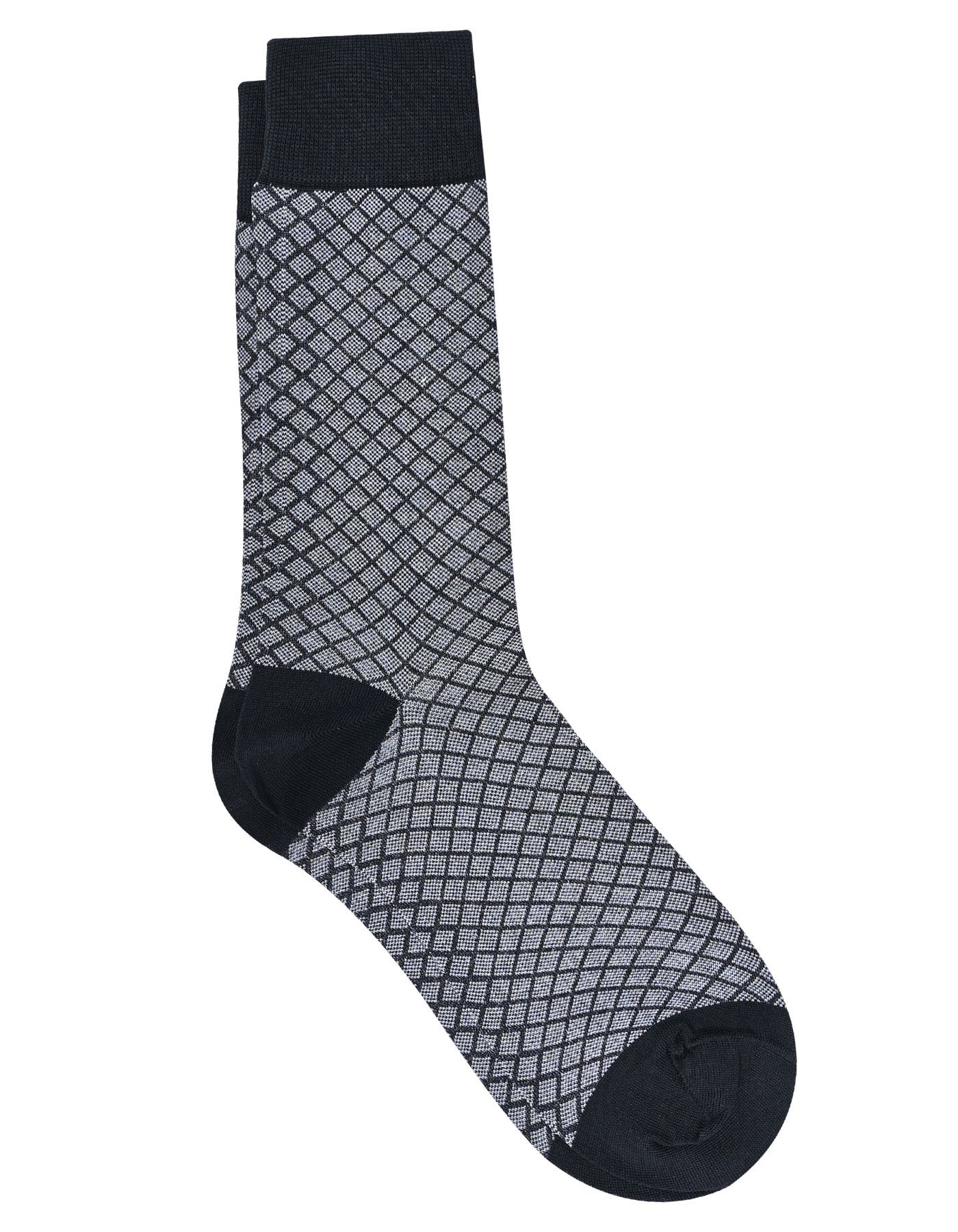 Grey Geometric Socks