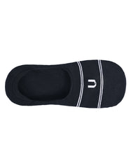 Black Plain No Show Socks