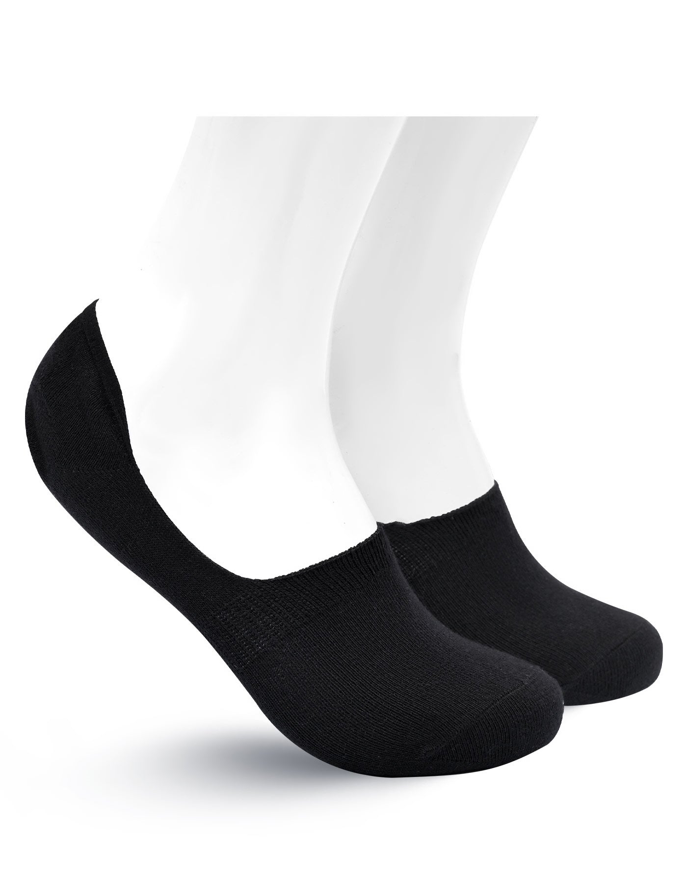 Navy Plain No Show Socks