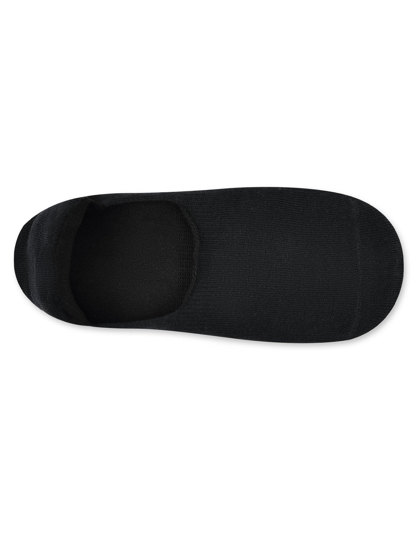 Navy Plain No Show Socks