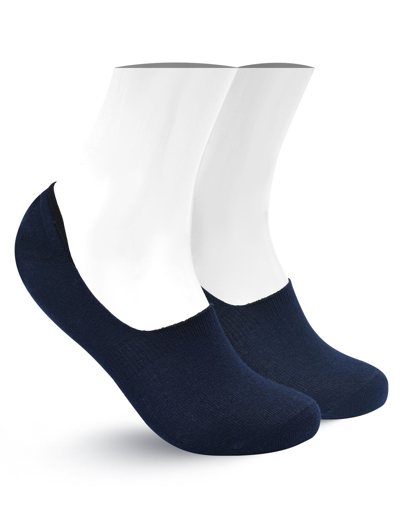 Black Plain No Show Socks