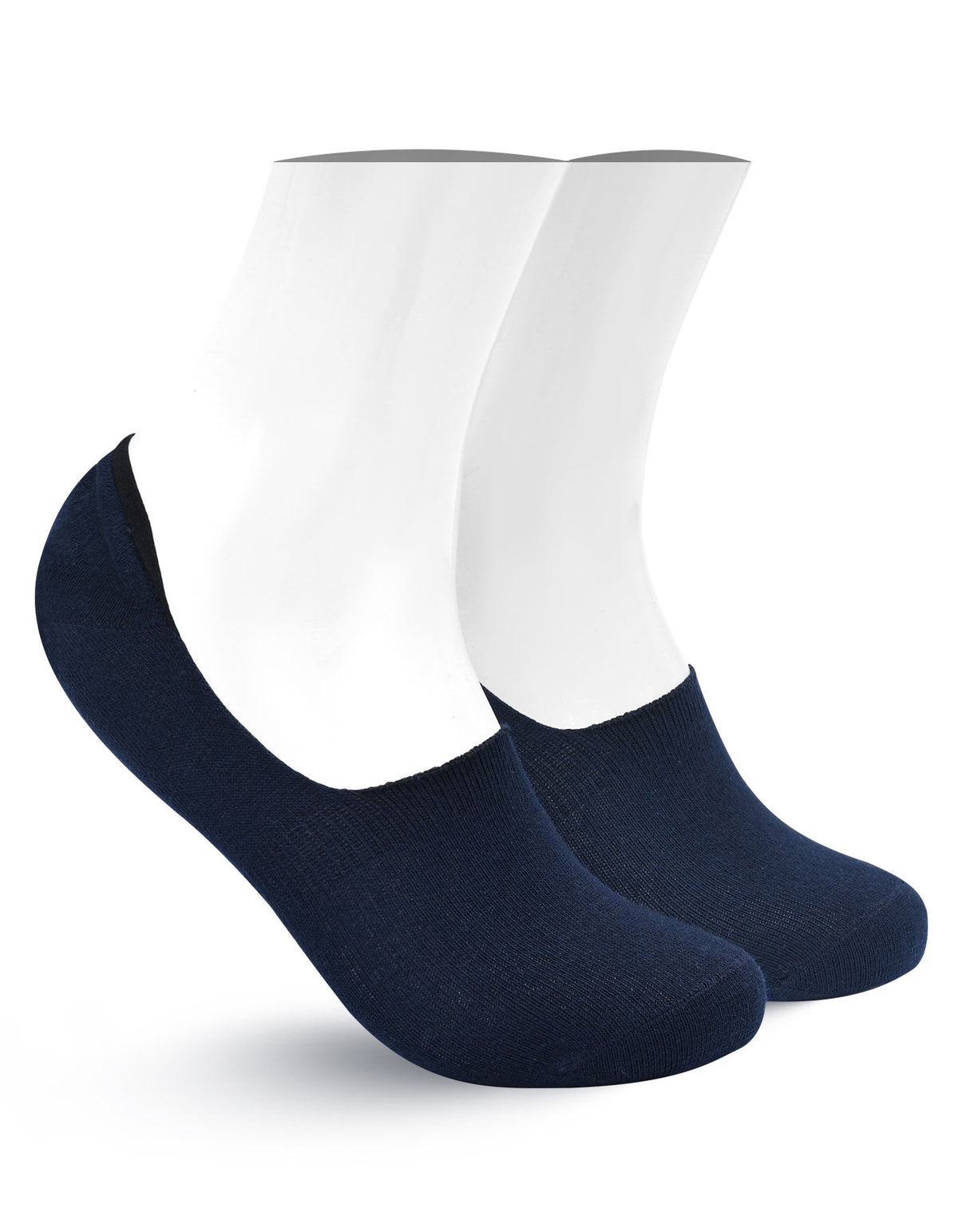 Black Plain No Show Socks