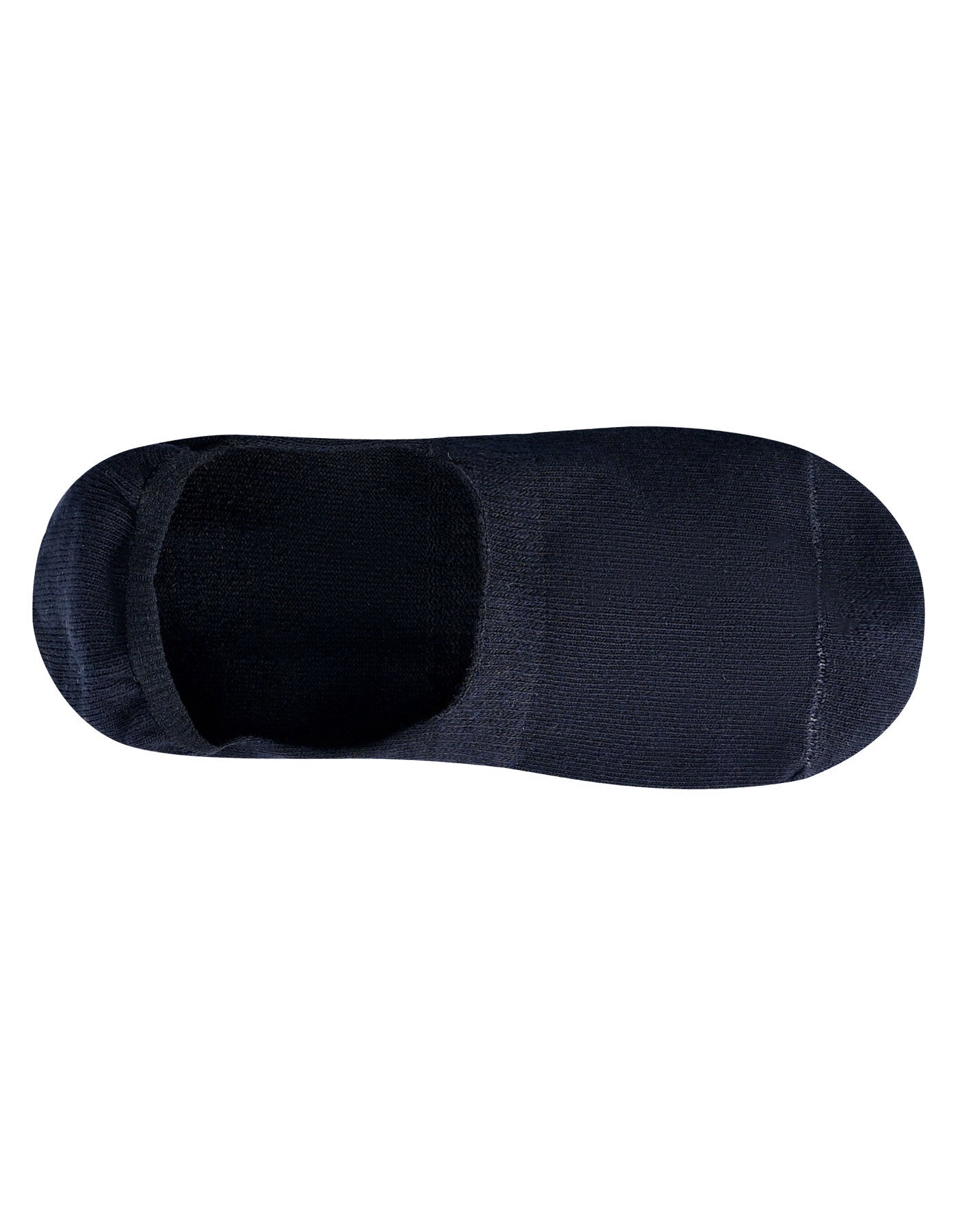 Black Plain No Show Socks