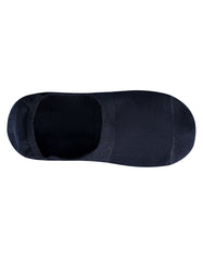 Black Plain No Show Socks