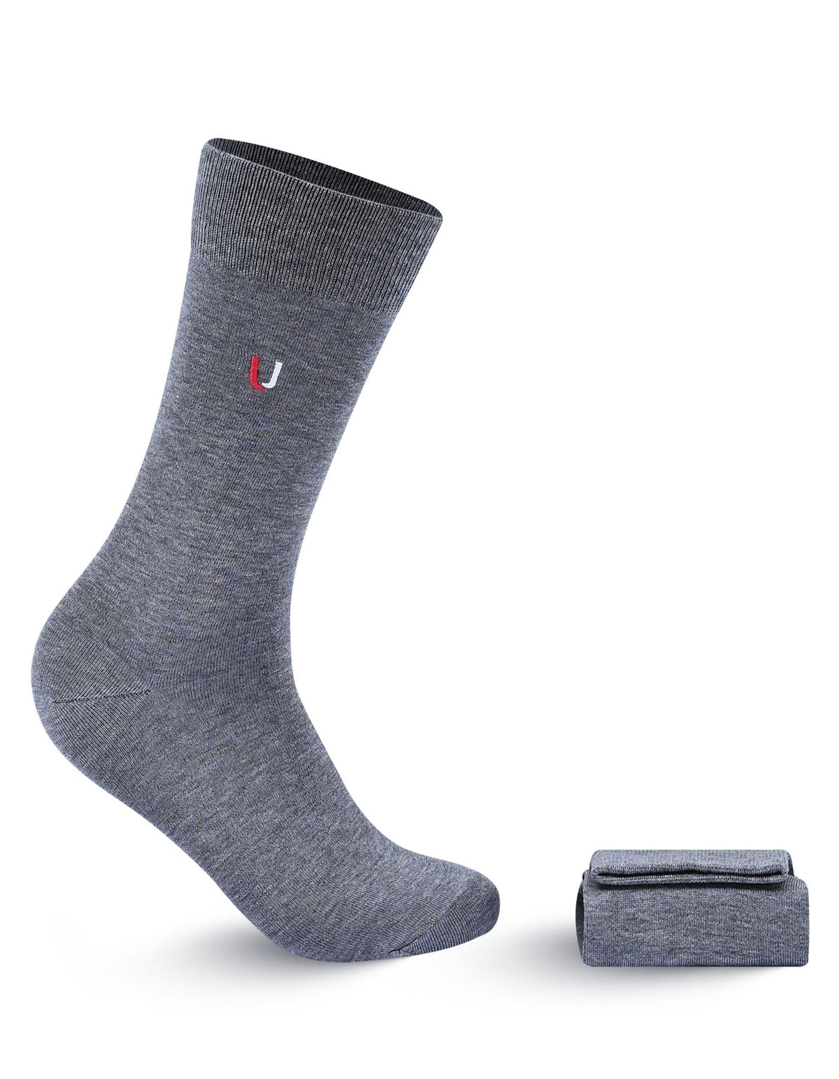 Grey Plain Walkees Socks