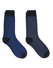 Pack Of 2-Multi Geometric Socks