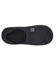 Black Plain No Show Socks
