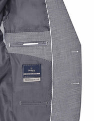 L Charcoal Texture Suit ST2364C-42