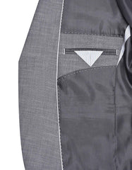 L Charcoal Texture Suit ST2364C-44