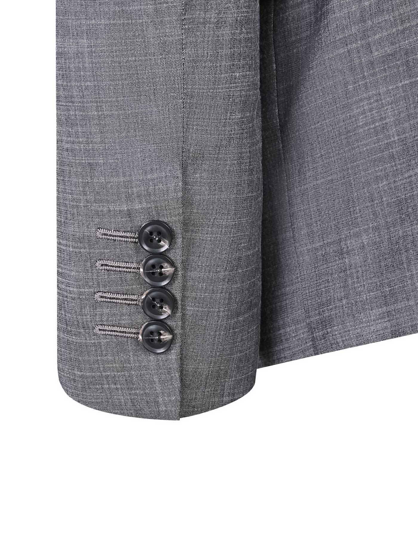 L Charcoal Texture Suit ST2364C-40