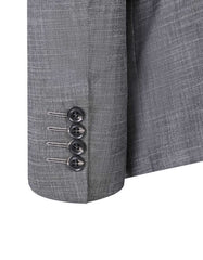 L Charcoal Texture Suit ST2364C-40