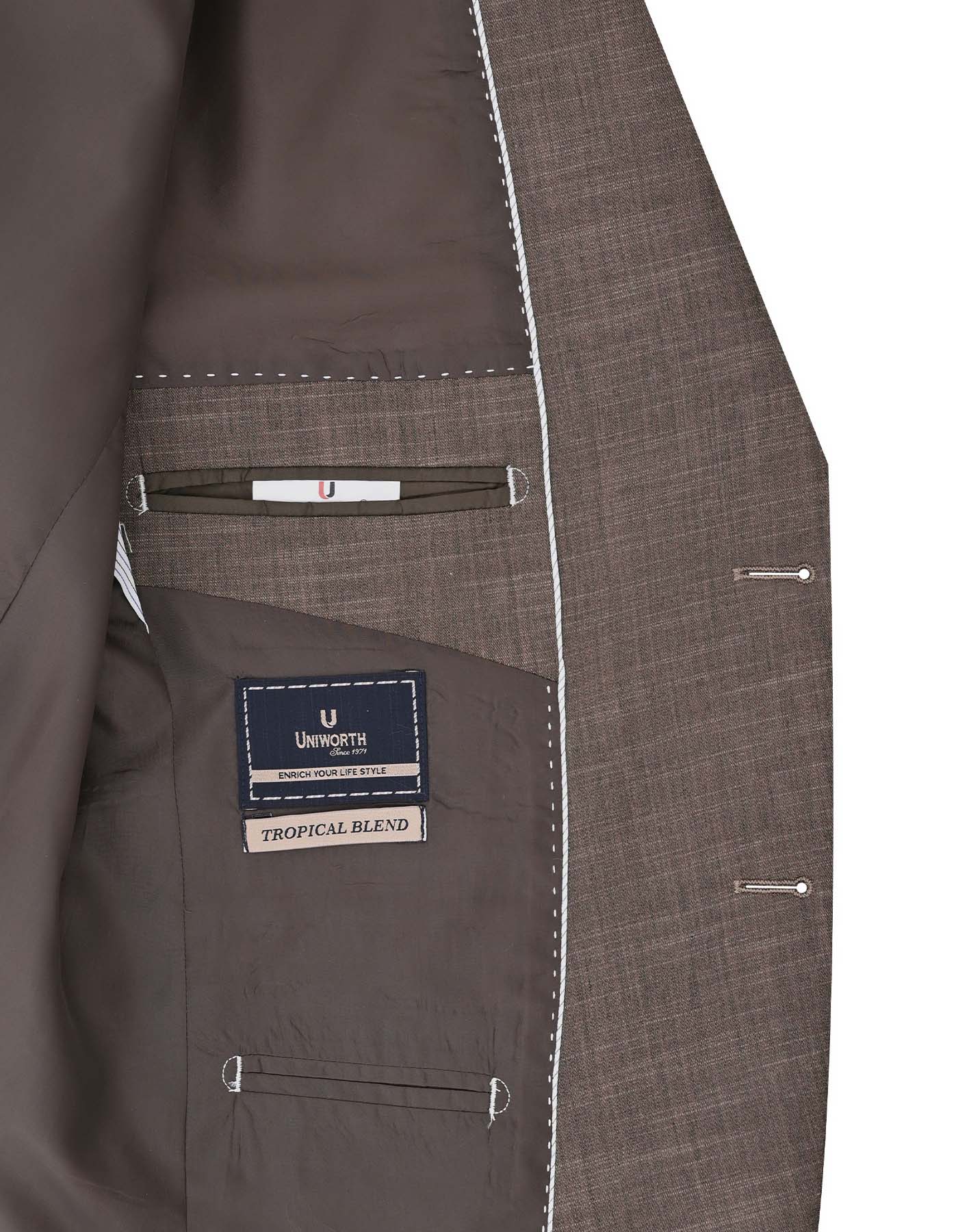 Brown Texture Suit ST2365C-42