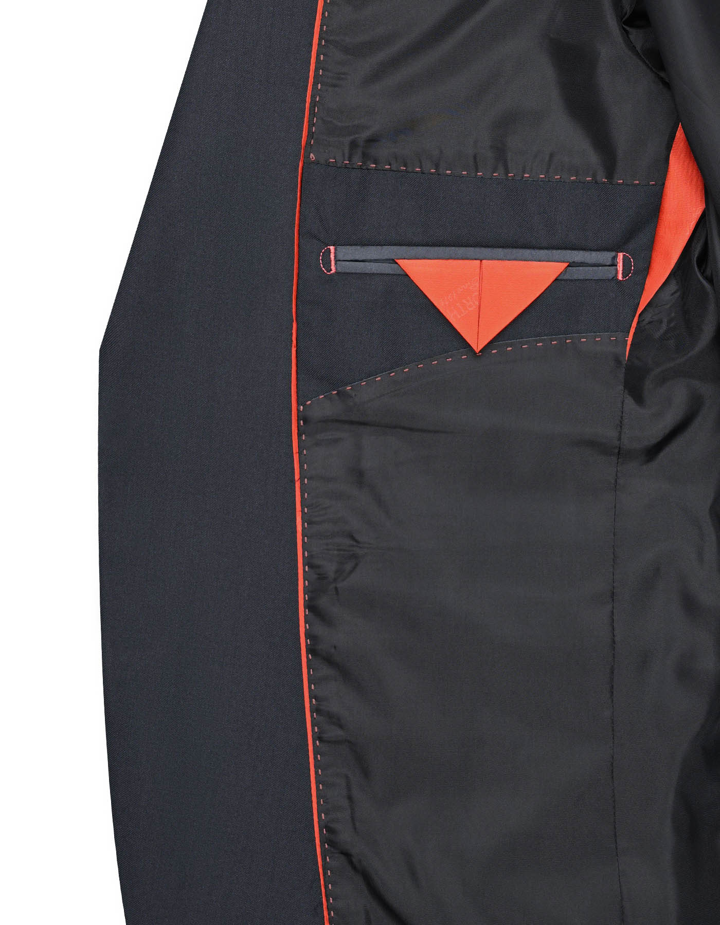 Black Plain Suit ST2462S-44