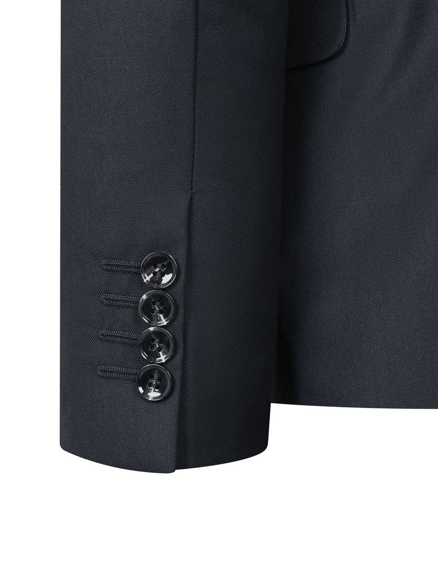 Black Plain Suit ST2462S-40
