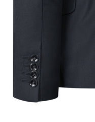 Black Plain Suit ST2462S-40