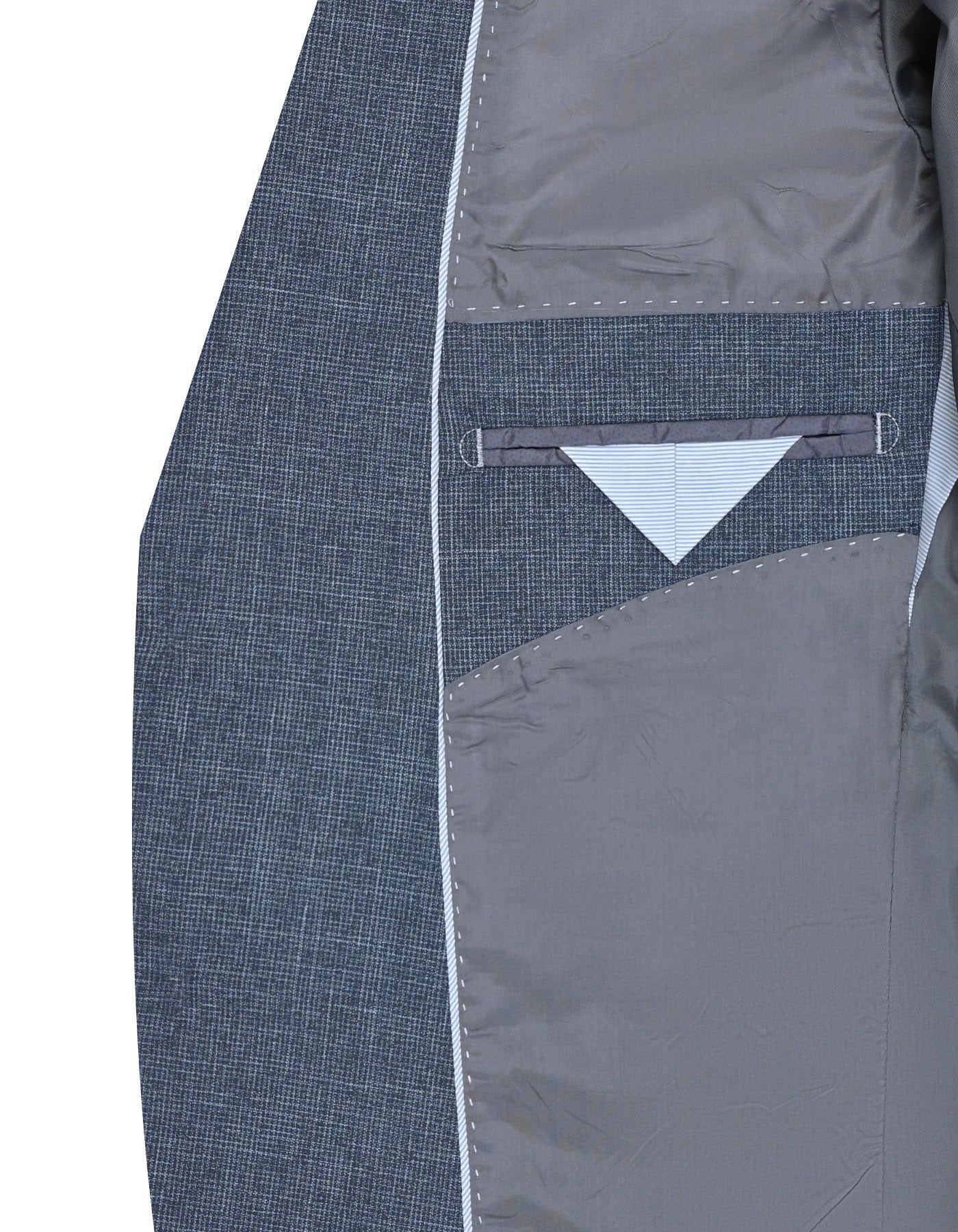 Grey Texture Suit ST2542C-44