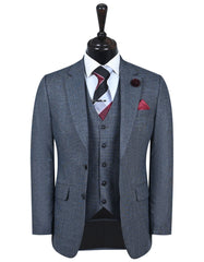 Grey Texture Suit ST2542C-34