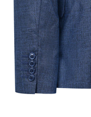 D Blue Texture Suit ST2543C-40