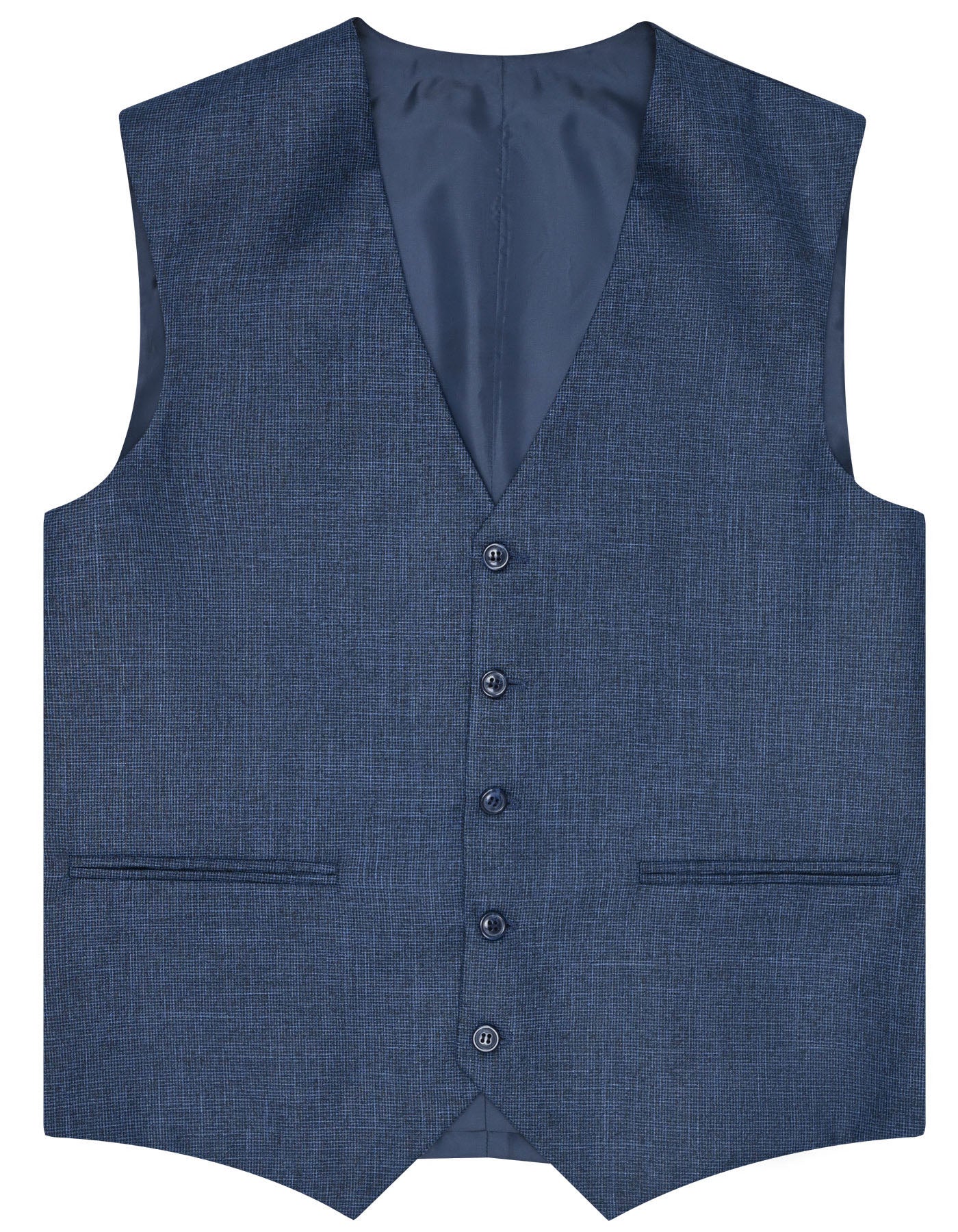 D Blue Texture Suit ST2543C-38