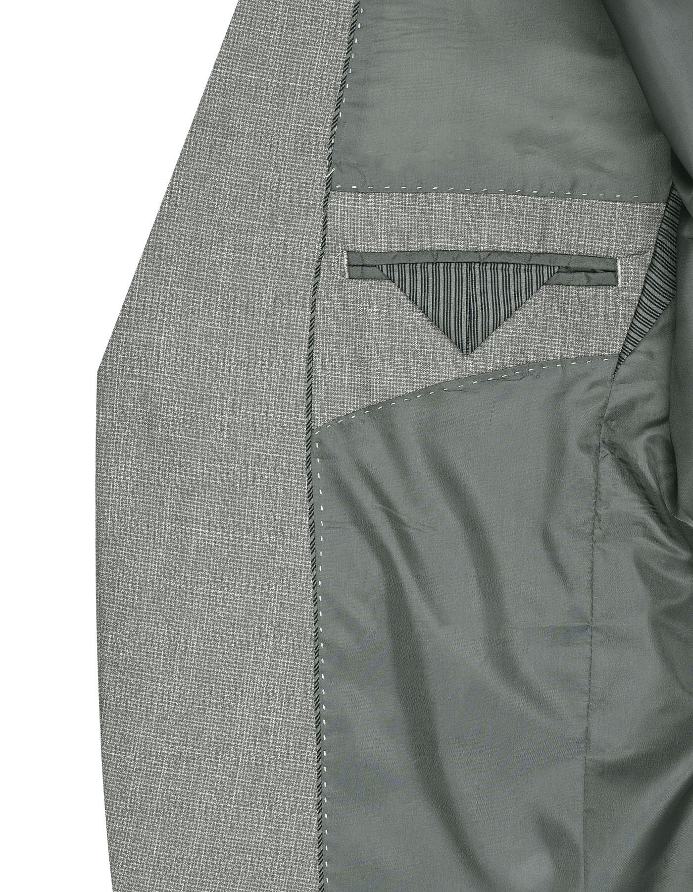 L Brown Texture Suit ST2546C-44