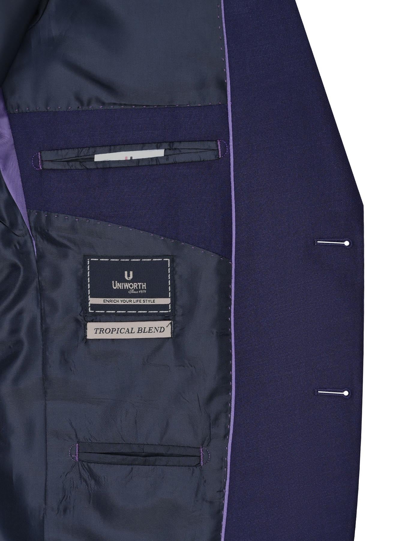 Navy Texture Suit ST2586C-42