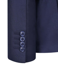Navy Texture Suit ST2586S-40
