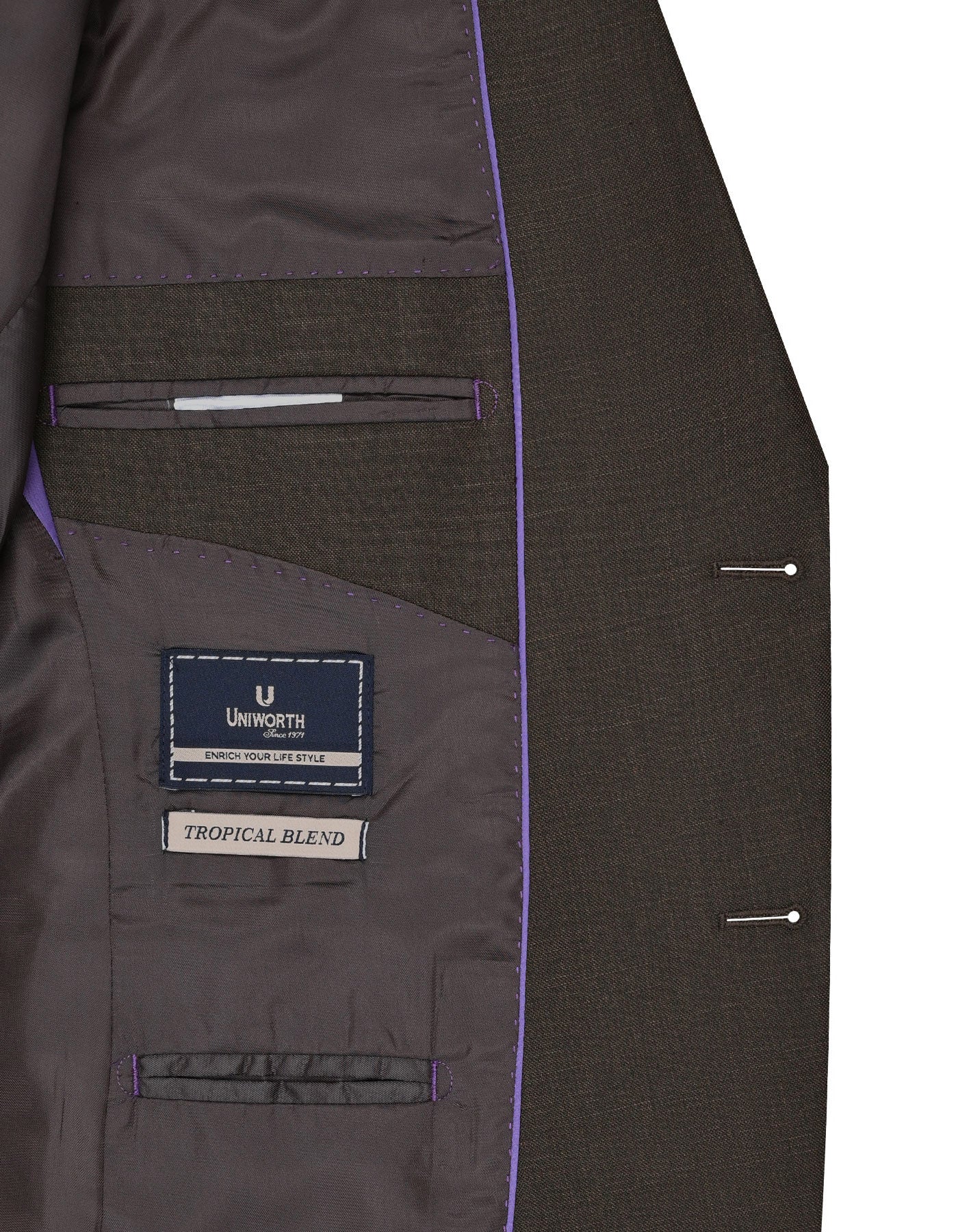 Chocolate Texture Suit ST2587C-42