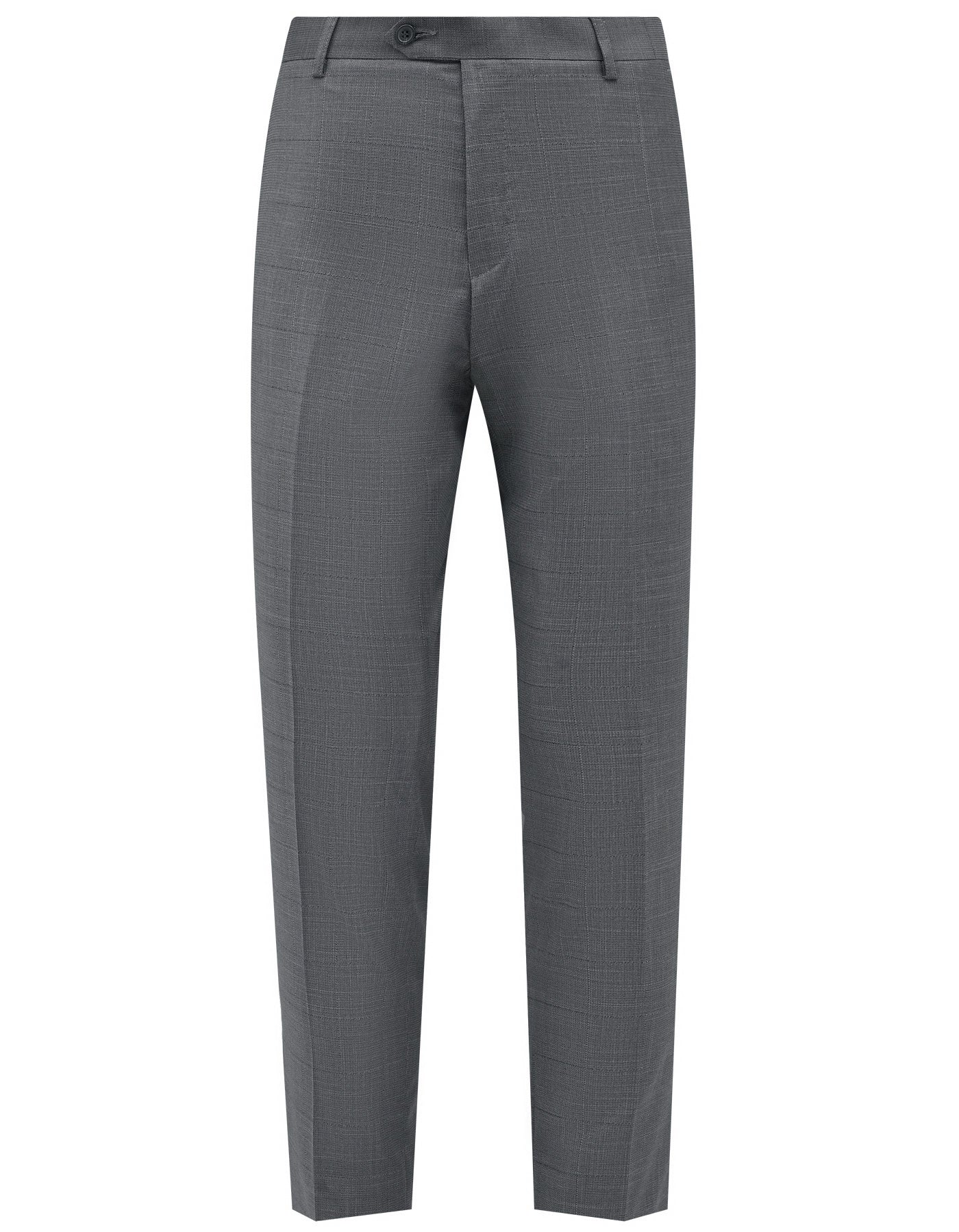 L Charcoal Check Suit ST2595S-36