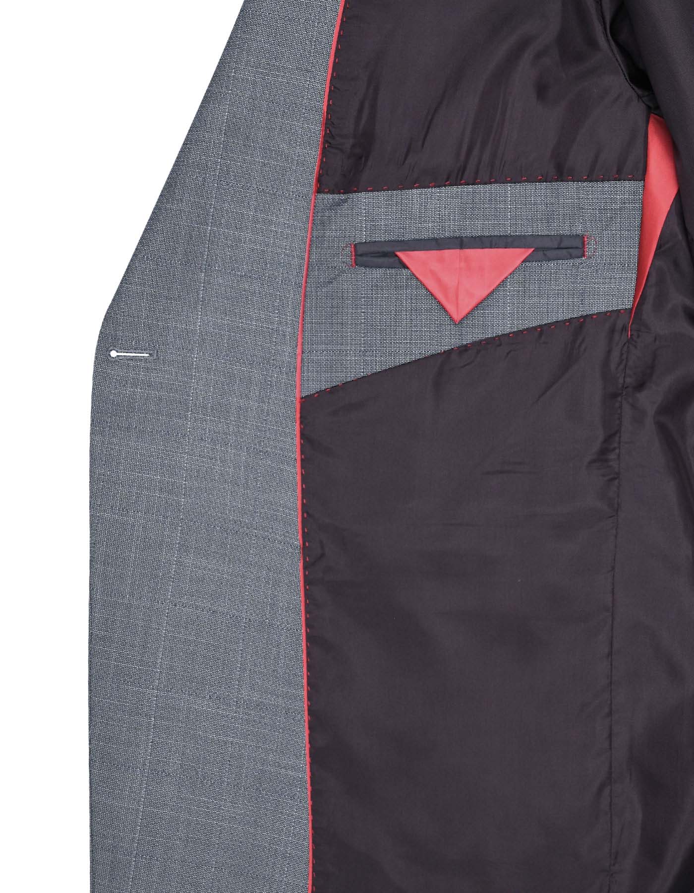 Grey Check Suit ST2596S-42