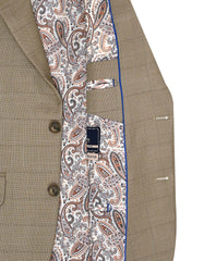 Khaki Check Suit ST2598C-42