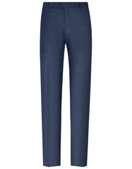 D Blue Check Suit ST2600C-36