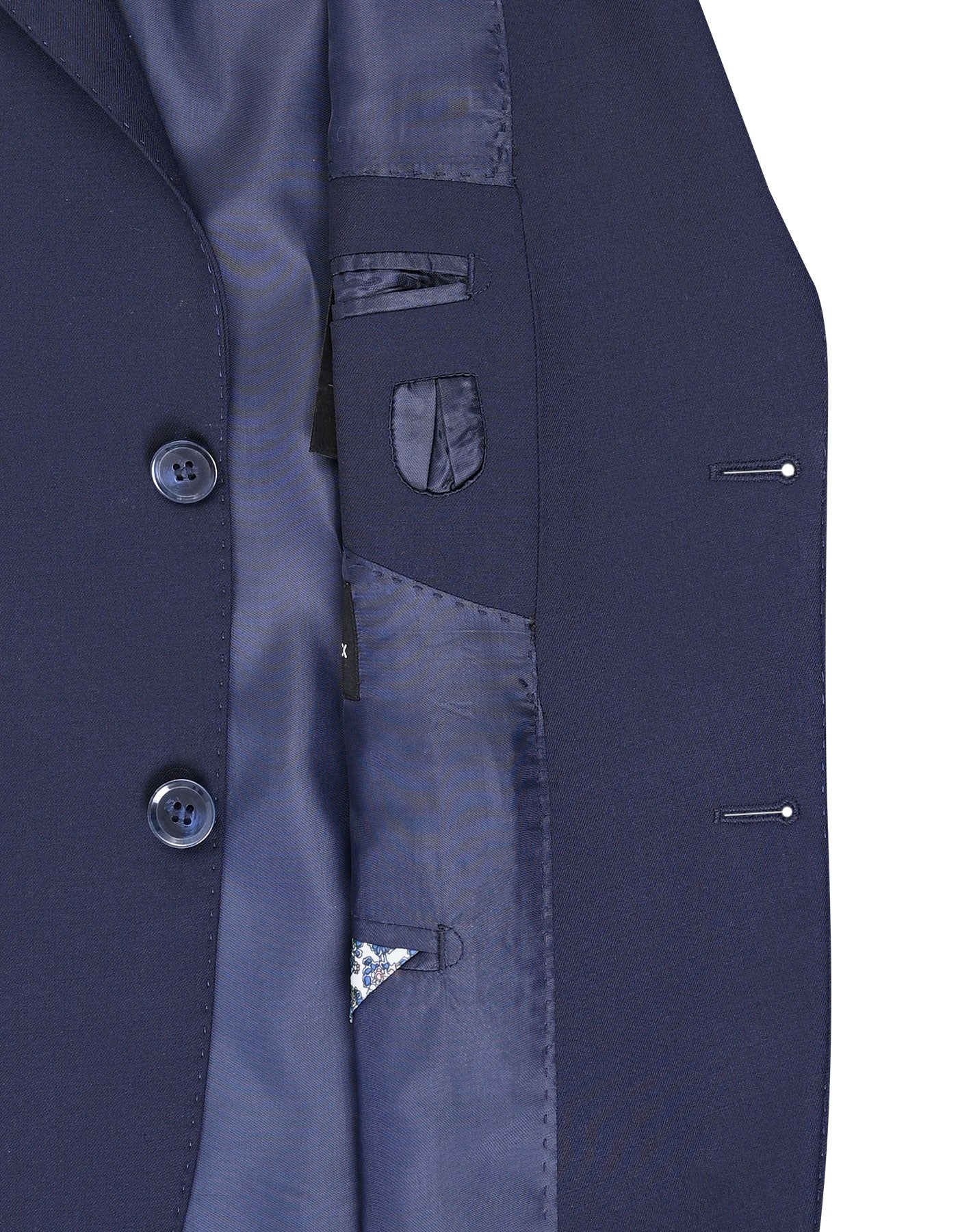 Navy Plain Suit ST2607-5C-40