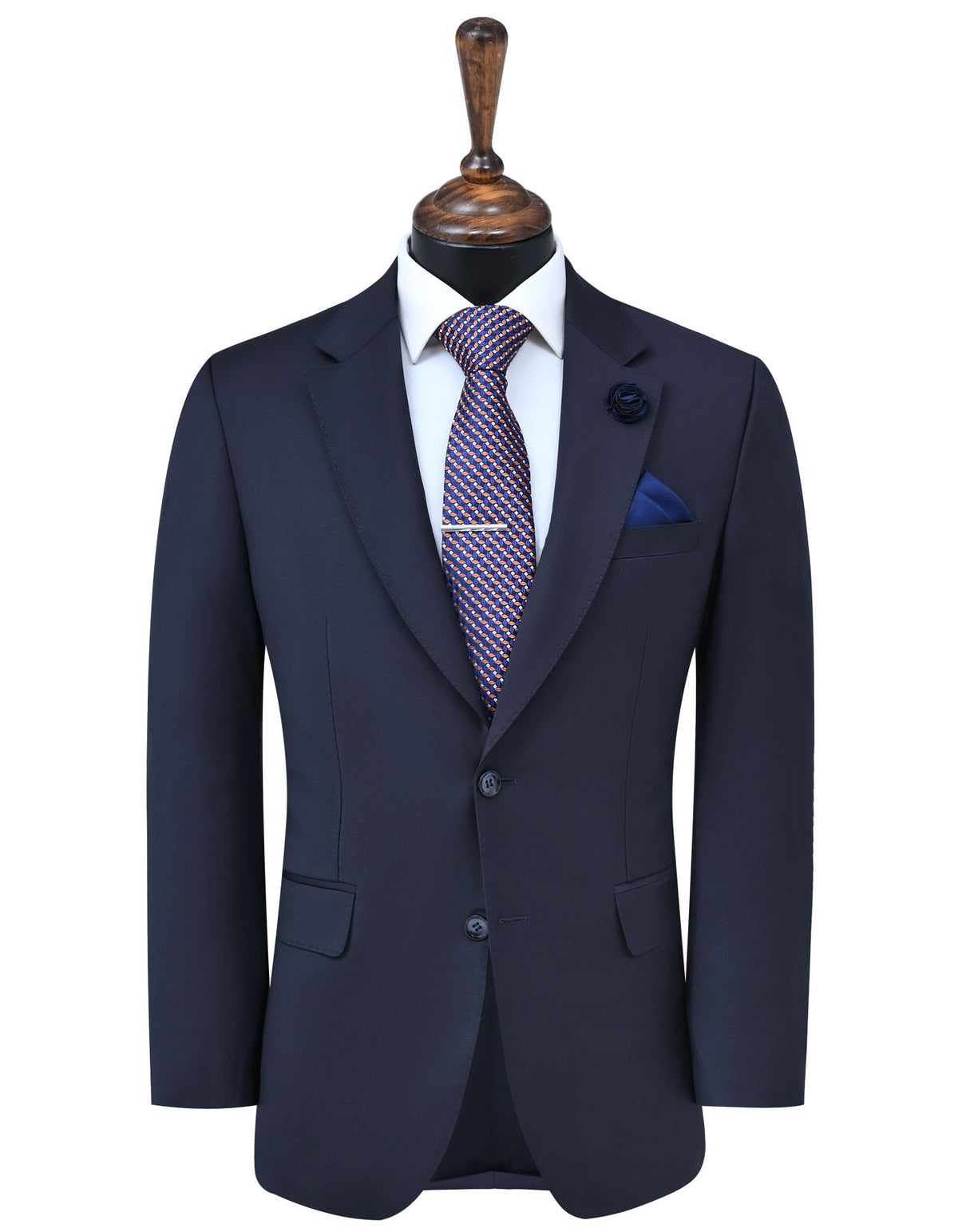 Navy Plain Suit ST2607S-34