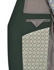 D Green Plain Suit ST2608-4S-42