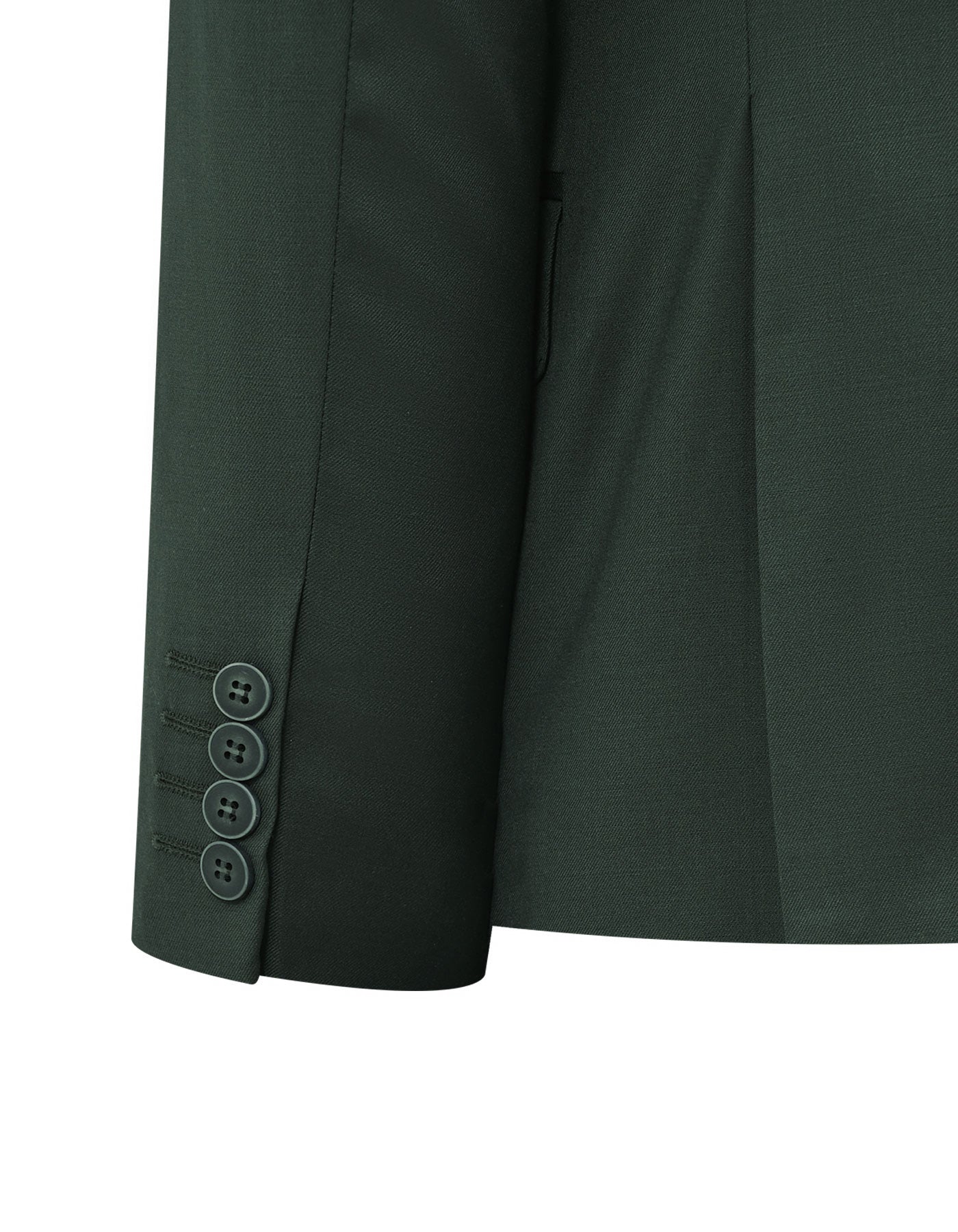 D Green Plain Suit ST2608-4S-38