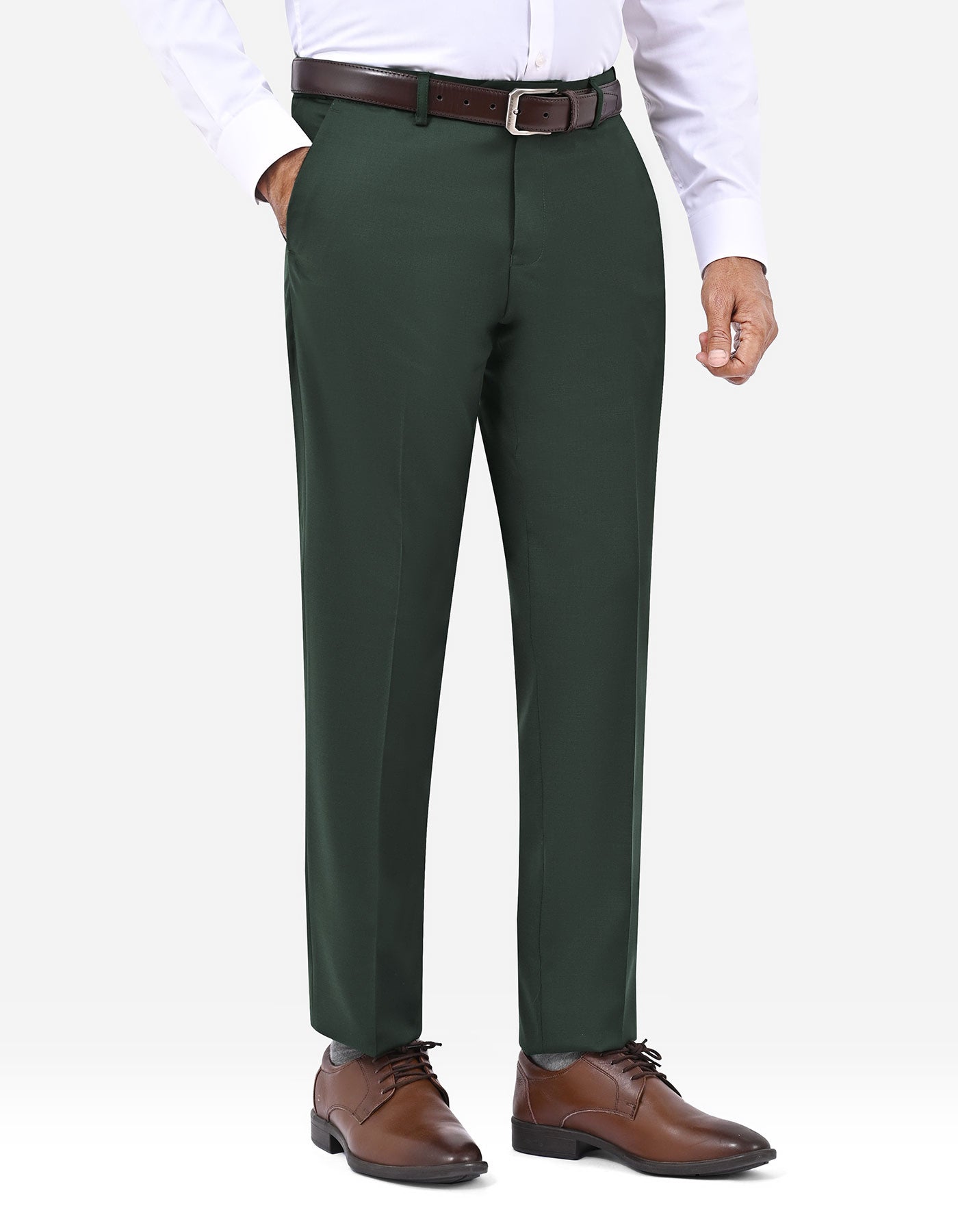 D Green Plain Suit ST2608-4S-36