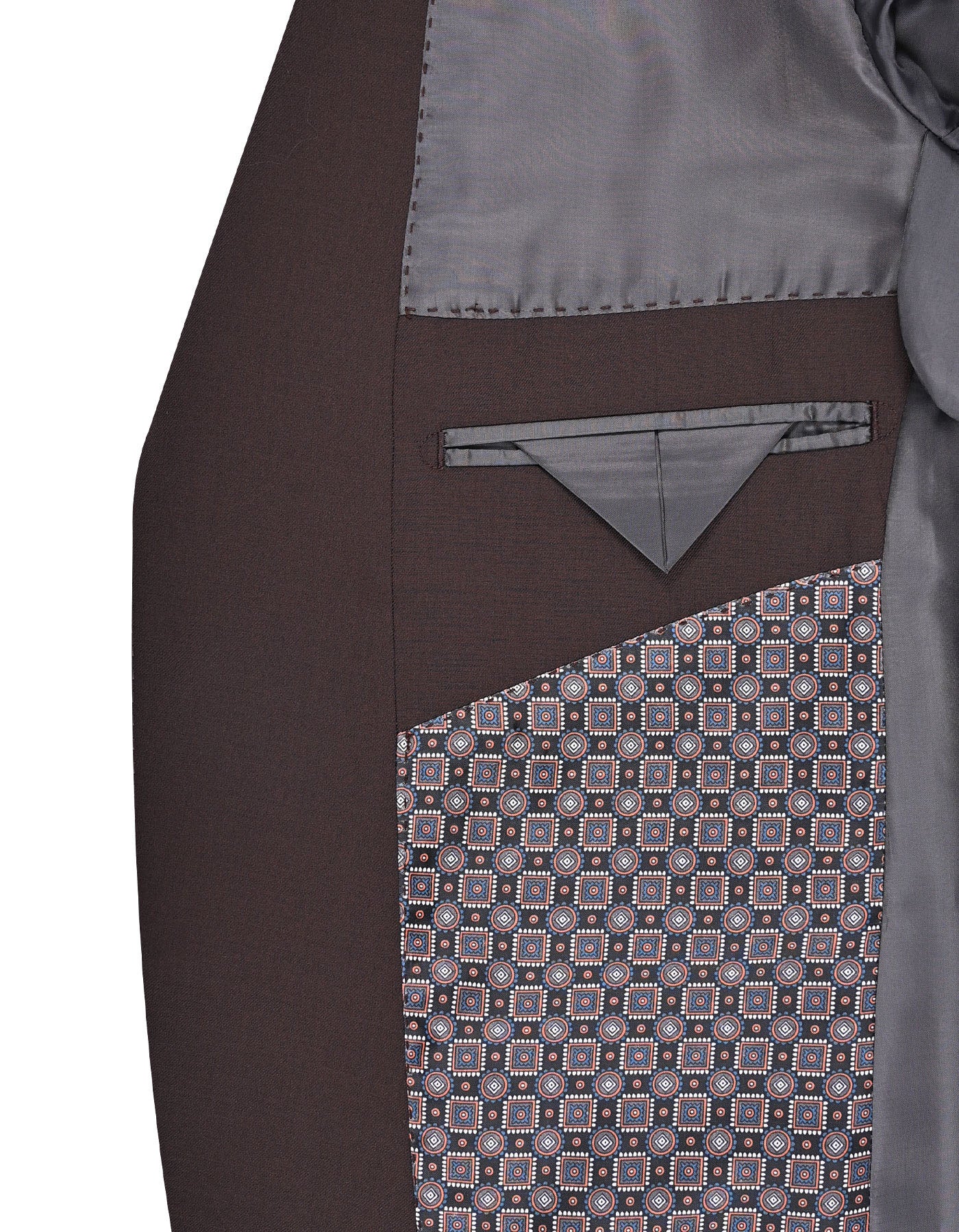 Chocolate Plain Suit ST2610-4C-42