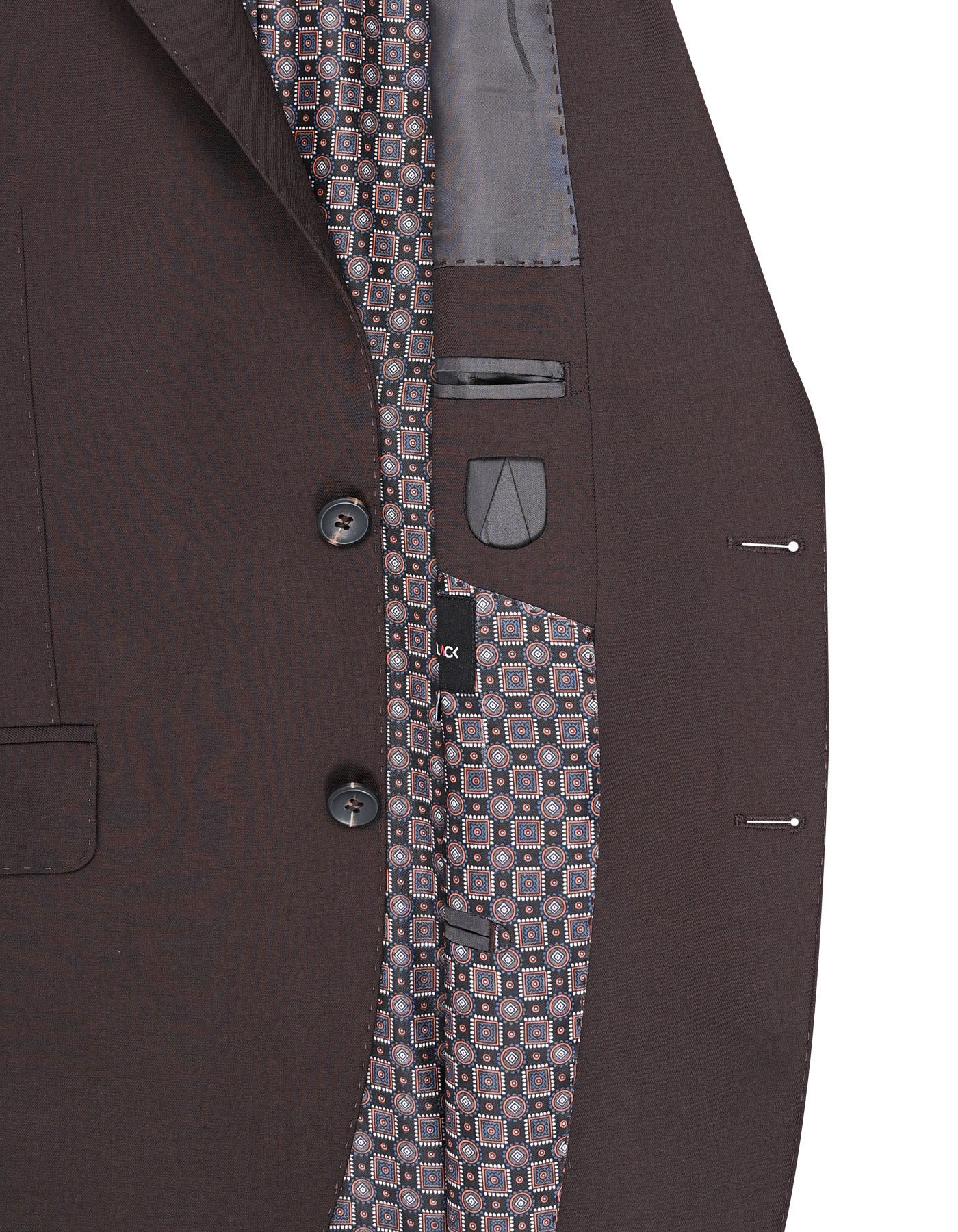Chocolate Plain Suit ST2610-4C-40