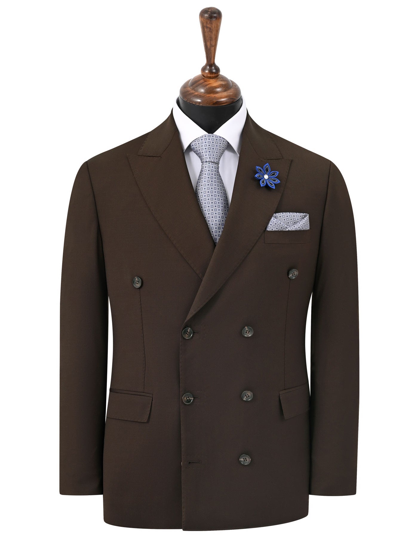Chocolate Plain Suit ST2610-5S-34