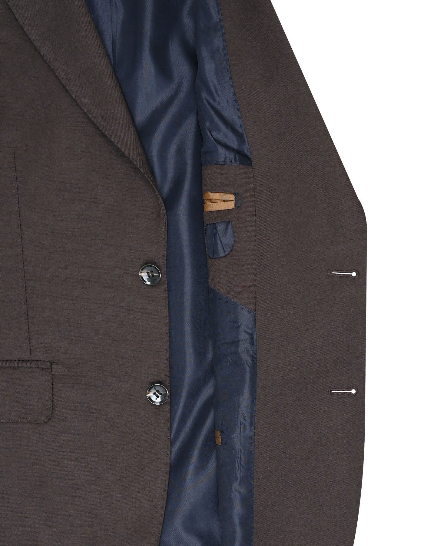 Chocolate Plain Suit ST2610S-42