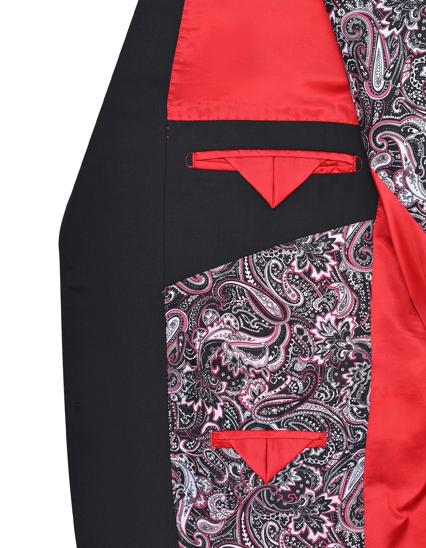 Black Plain Suit ST2612-3C-44