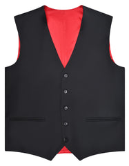 Black Plain Suit ST2612-3C-38