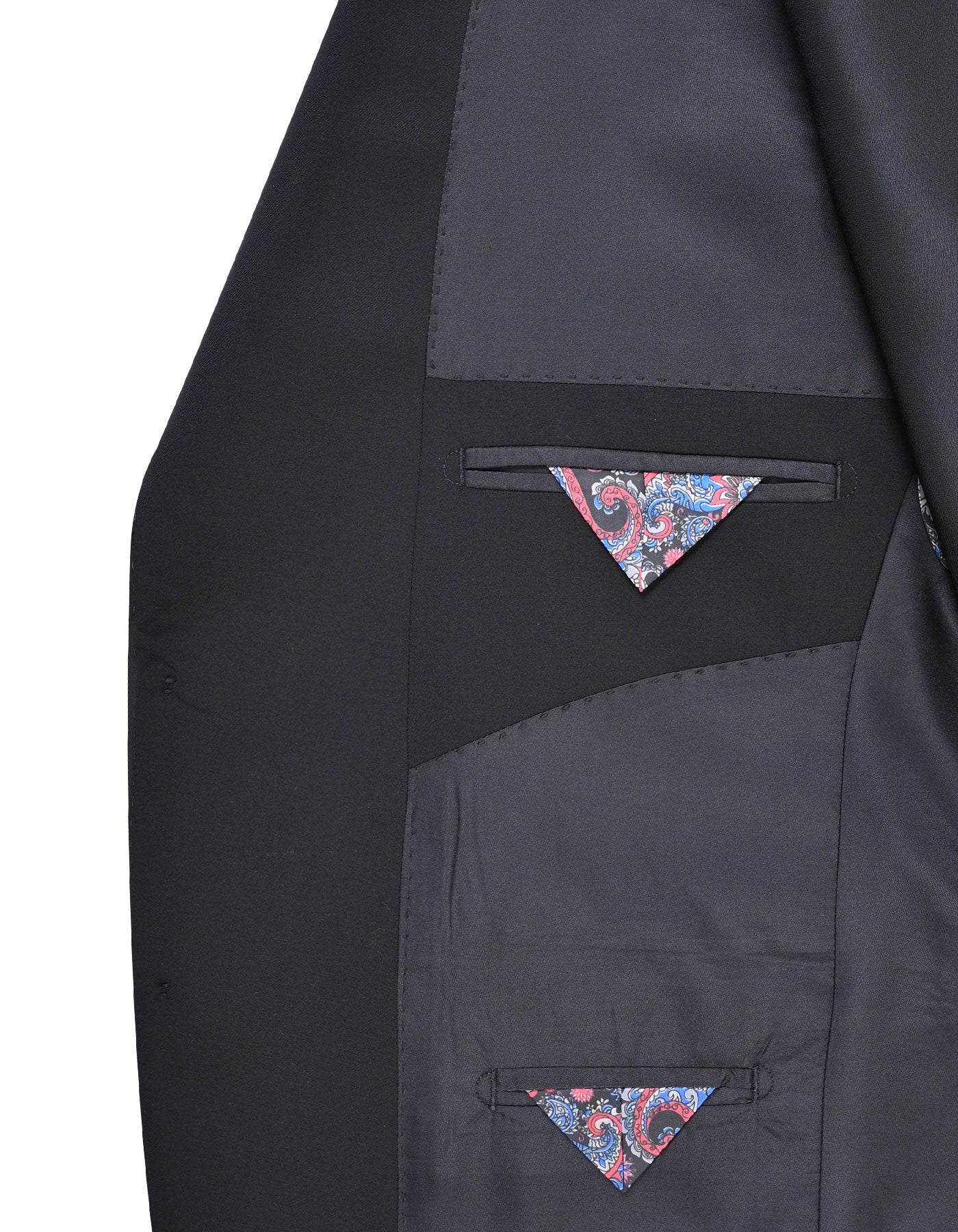 Black Plain Suit ST2612-5C-42