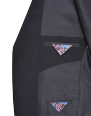 Black Plain Suit ST2612-5C-42