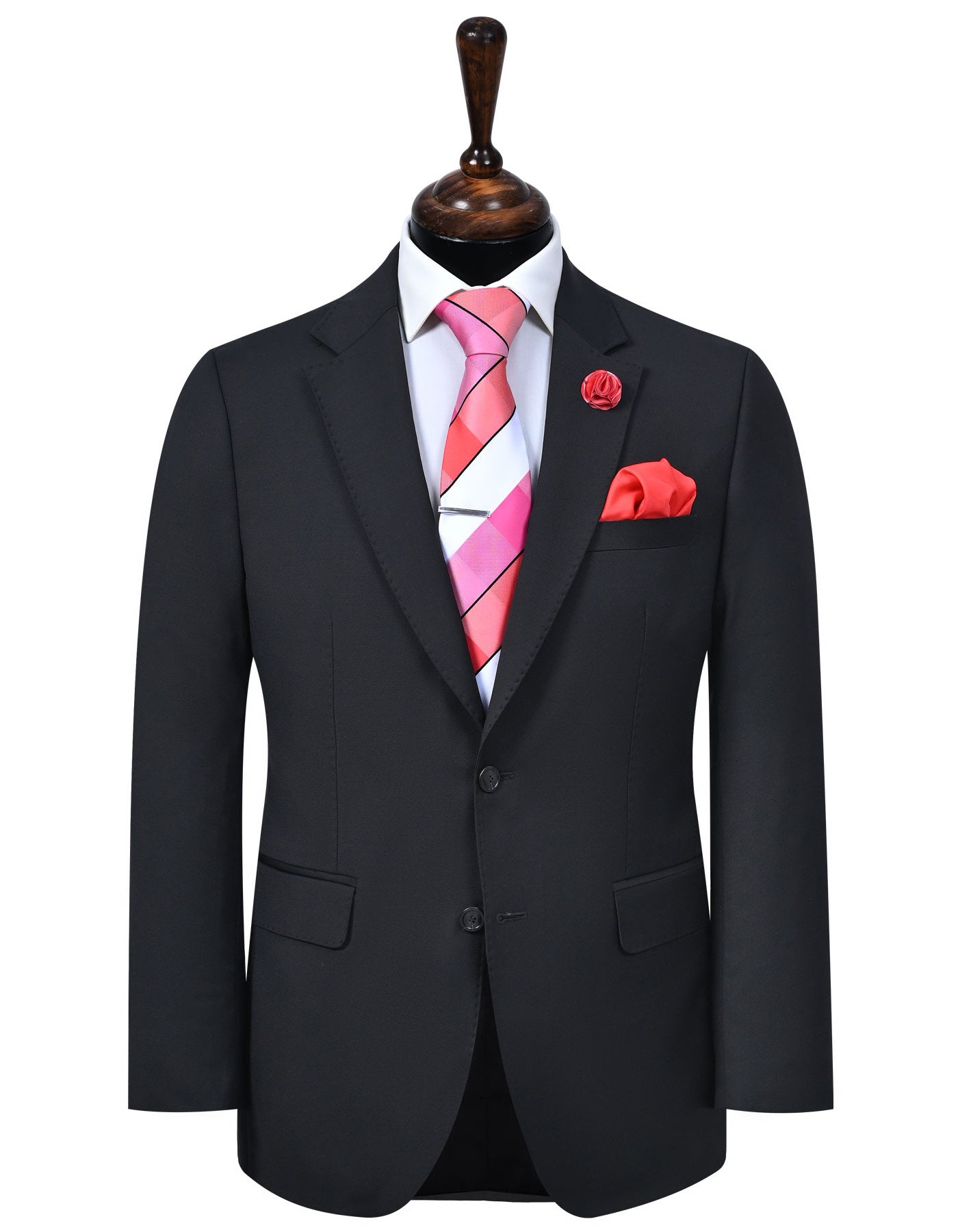 Black Plain Suit ST2612-5C-34