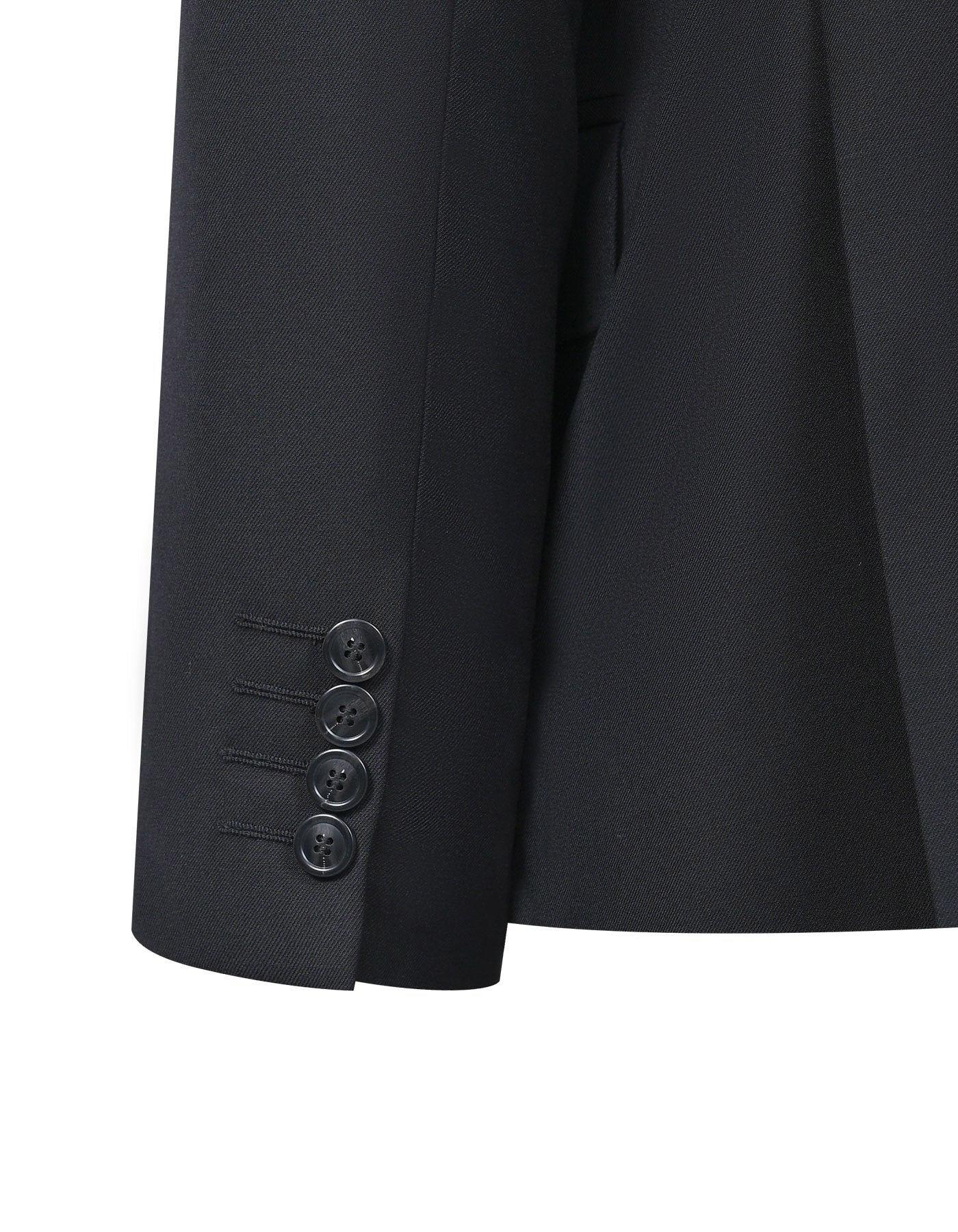 Black Plain Suit ST2612-5S-38