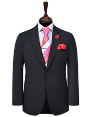 Black Plain Suit ST2612-5S-34